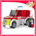 122 pieces blocks toy truck blocks fire fighting truck toy